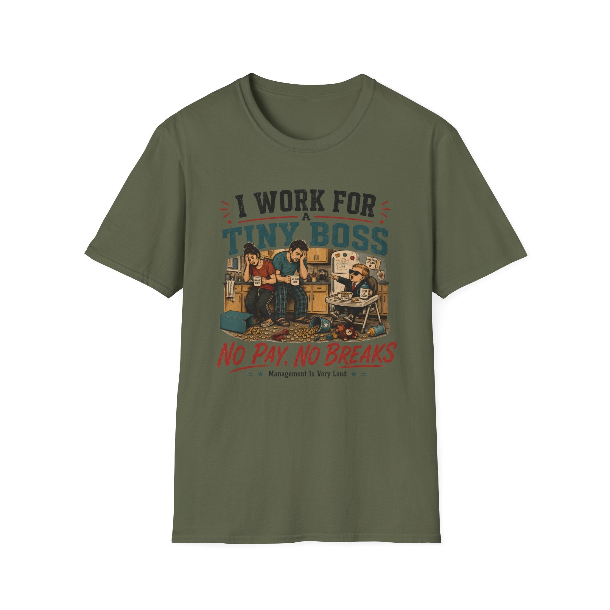 I Work for a Tiny Boss T-Shirt