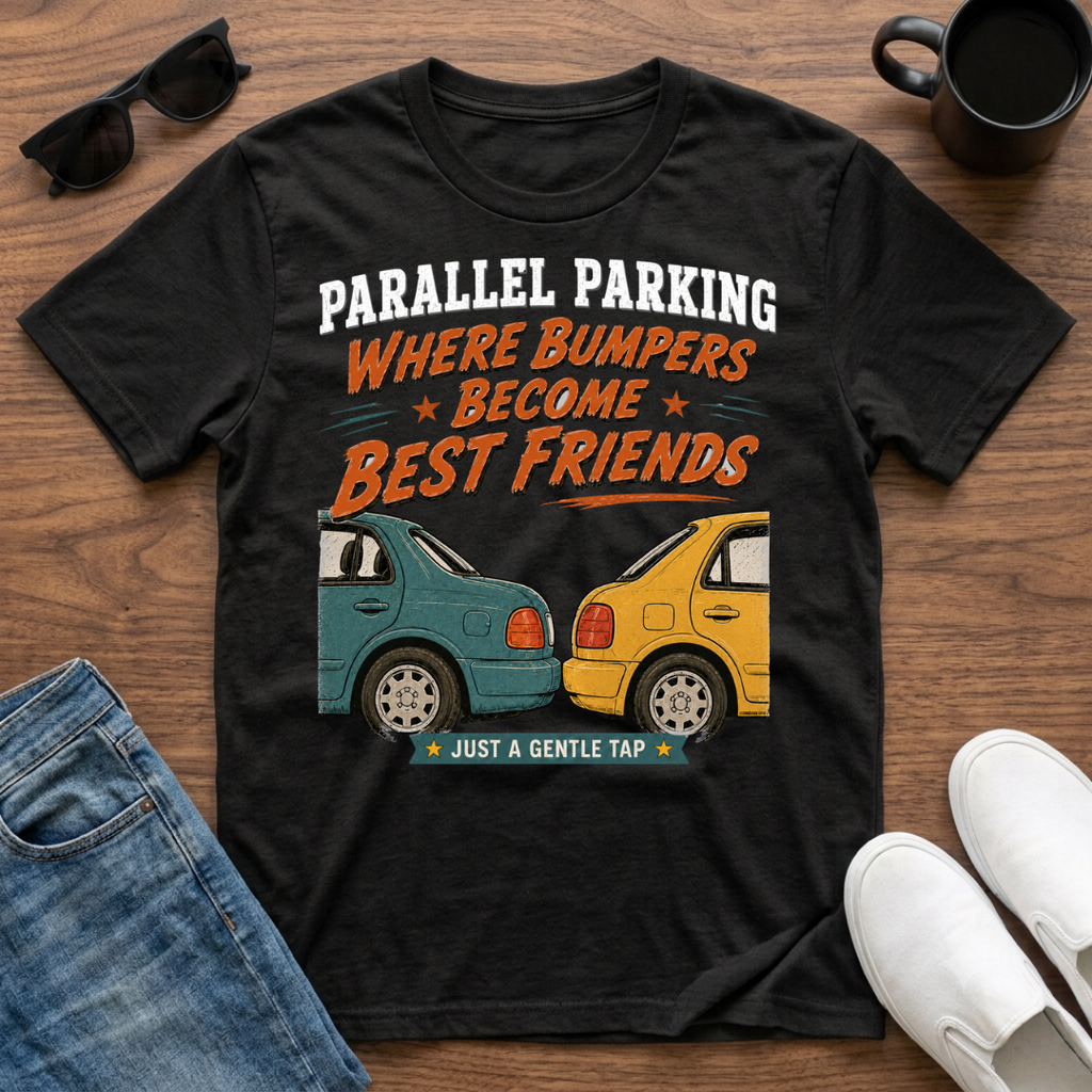 Parallel Parking Where Bumpers become Best Friends T-Shirt