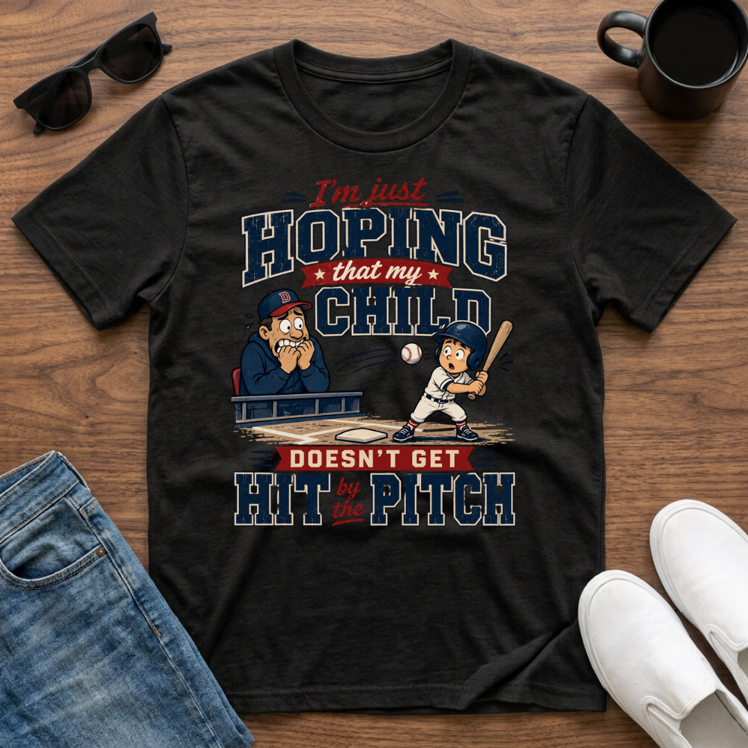 I'm just Hoping that my Child doesn't get Hit by the Pitch T-Shirt