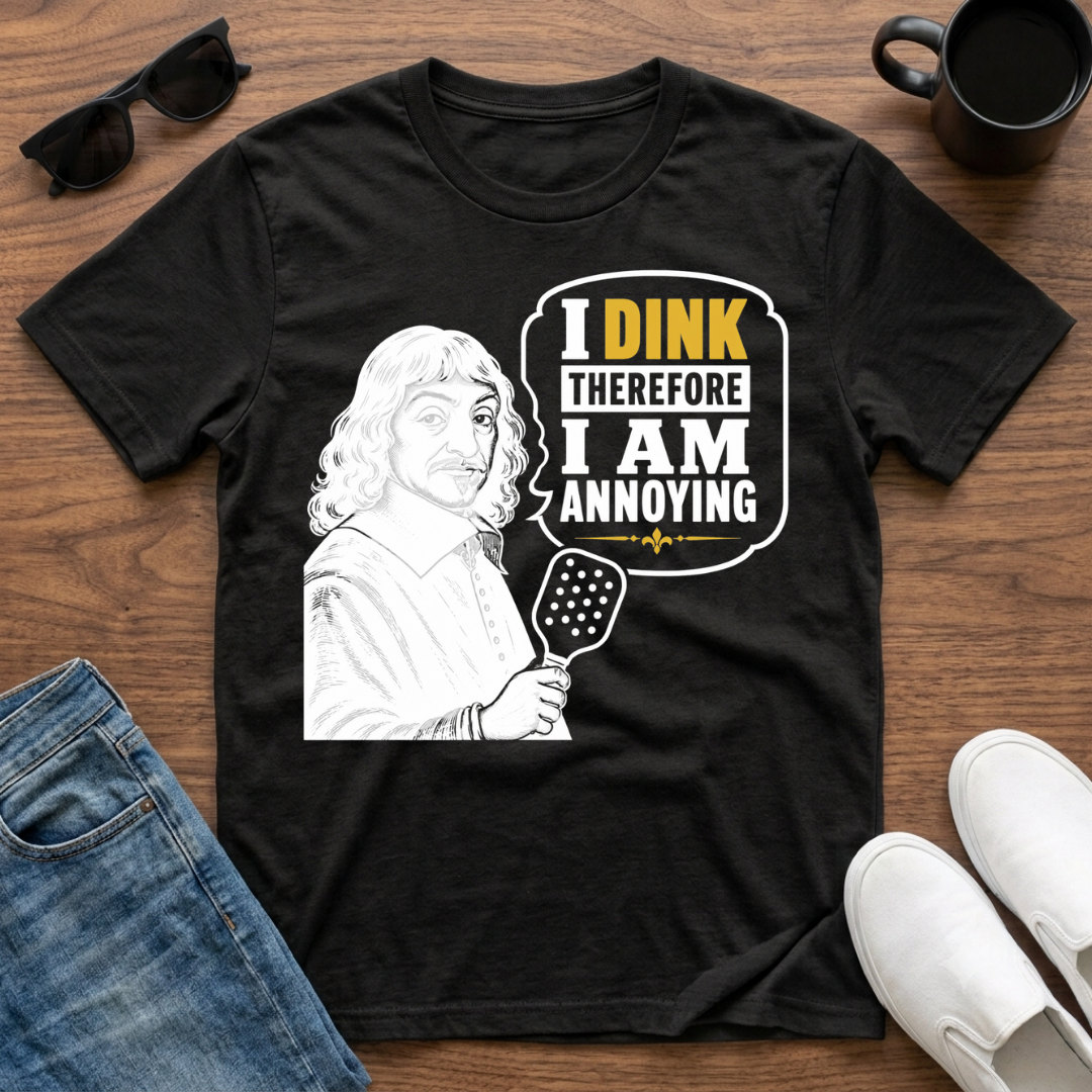 I Dink therefore I am Annoying (Descartes) T-Shirt