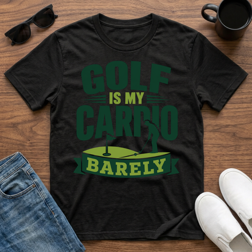 Golf is my Cardio Barely T-Shirt