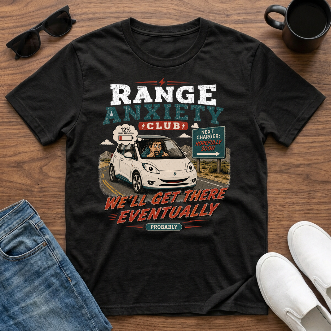 Range Anxiety Club T-Shirt