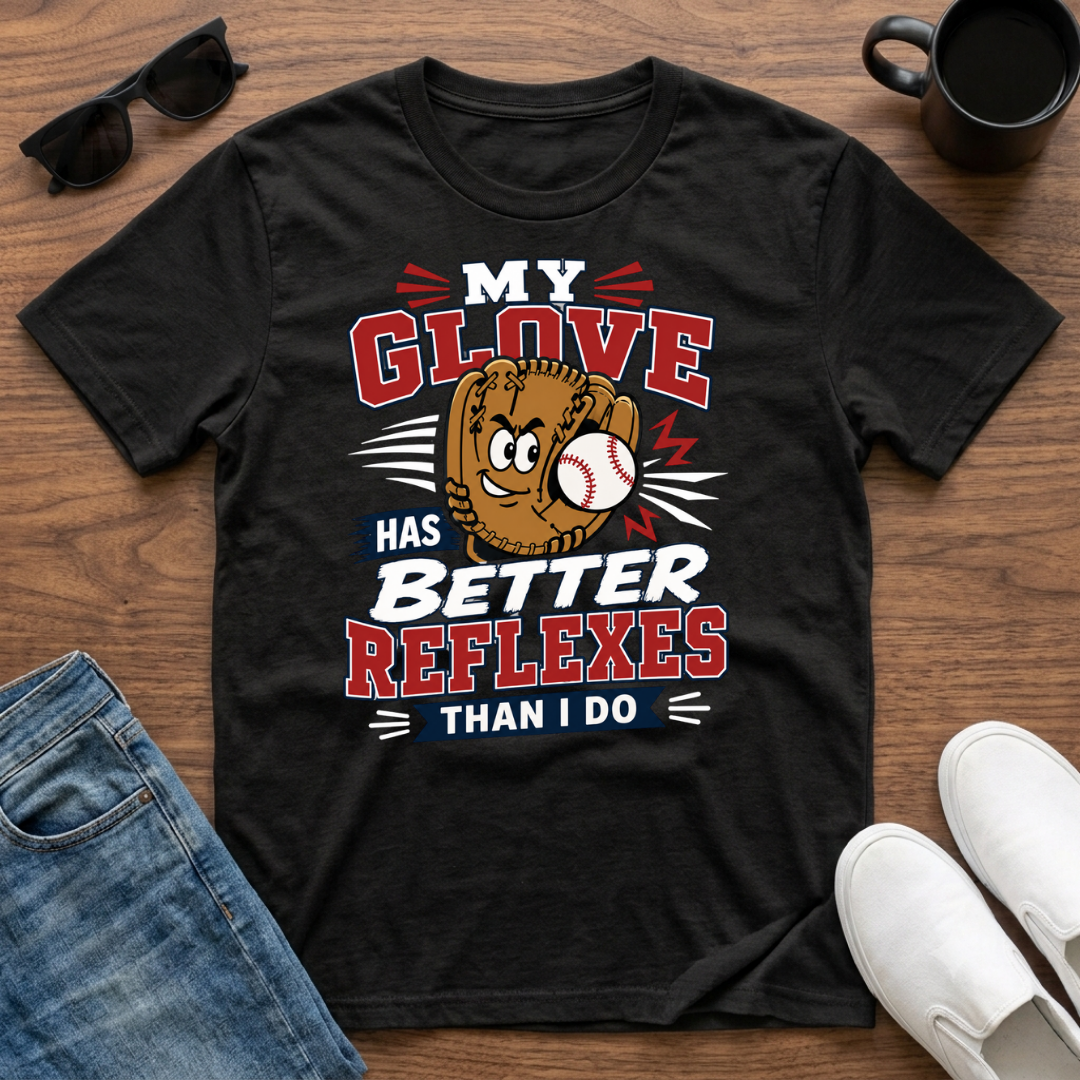 My Glove has Better Reflexes than I Do T-Shirt