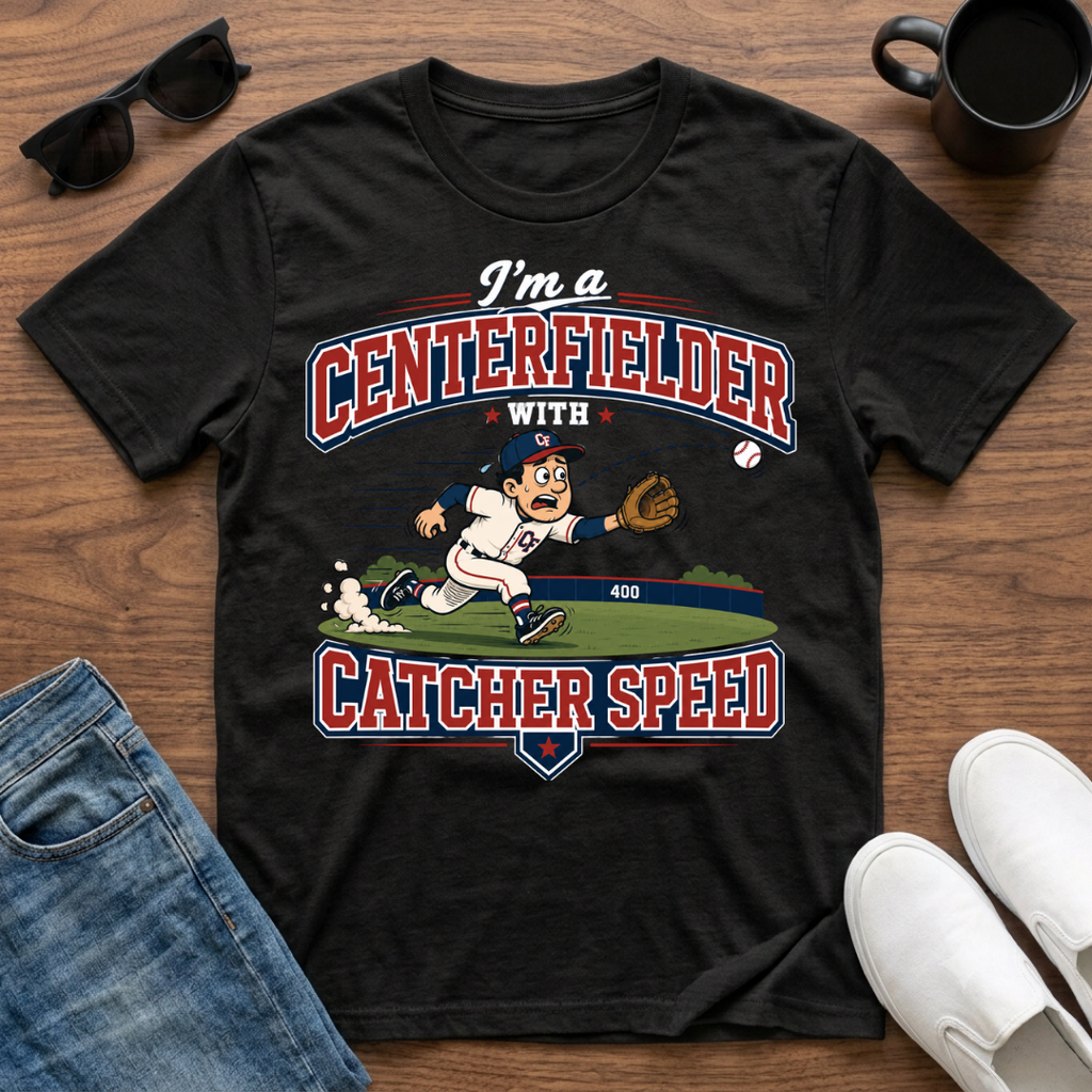 I'm a Centerfielder with Catcher Speed T-Shirt