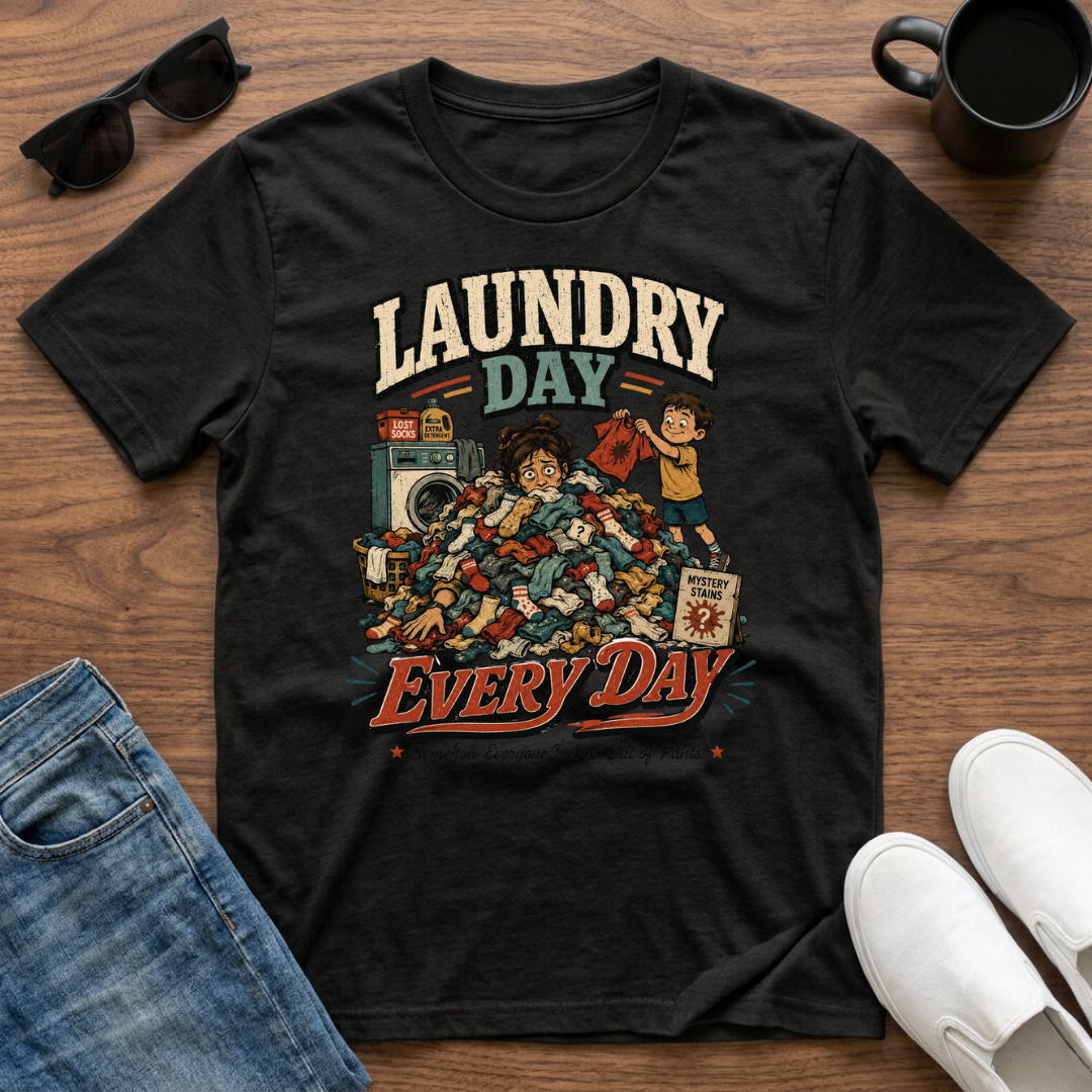 Laundry Day Every Day T-Shirt