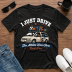 I Just Drive The Athlete Lives Here Rent Free T-Shirt