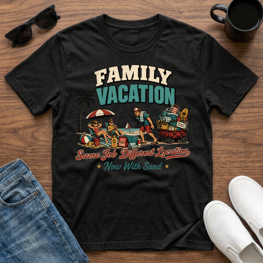 Family Vacation Same Job Different Location T-Shirt