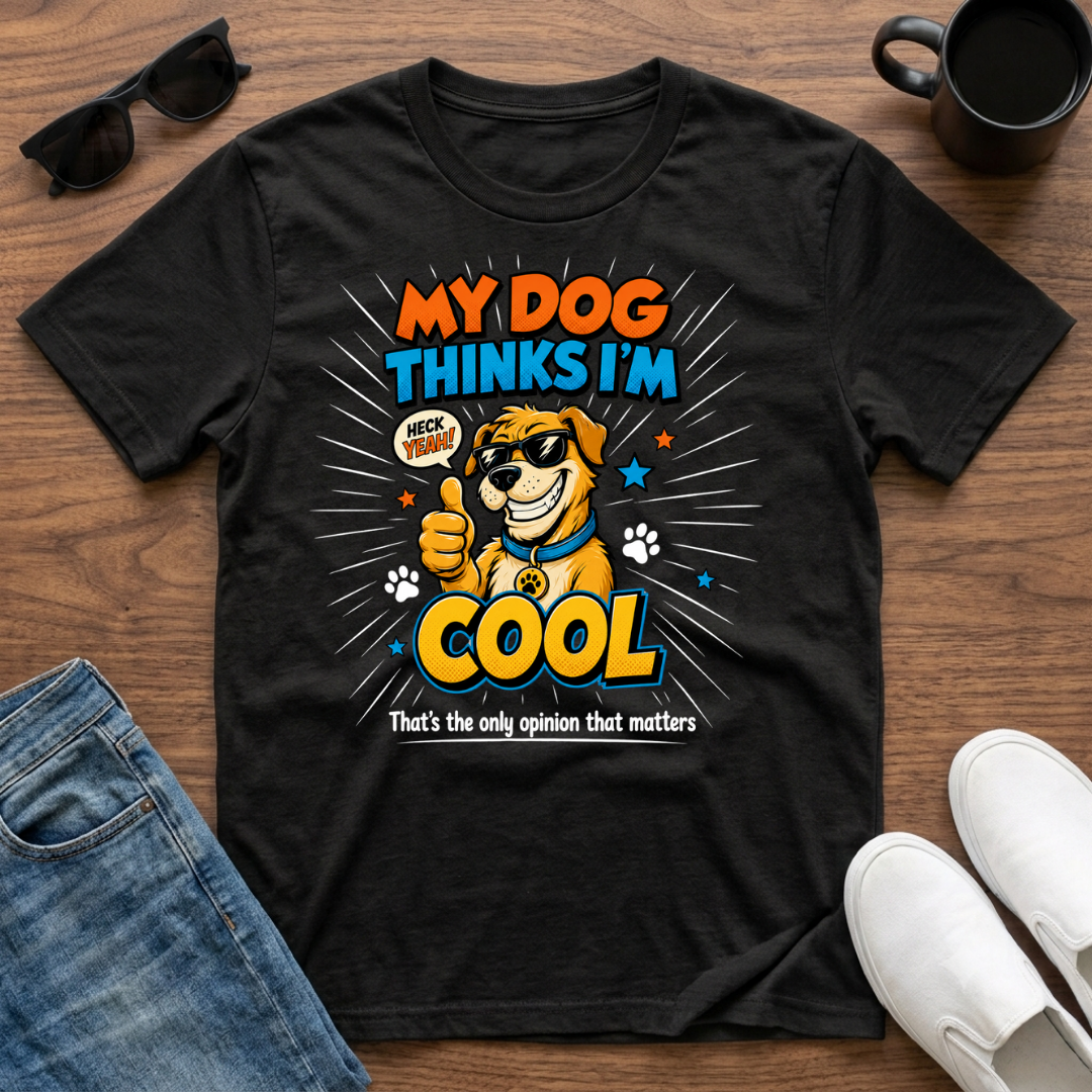 My Dog Thinks I'm Cool T-Shirt