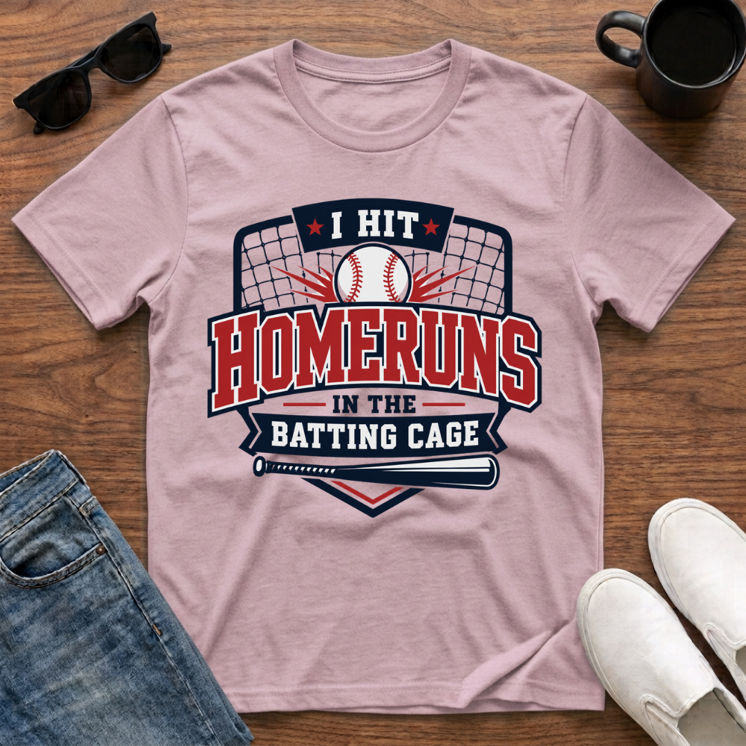 I Hit Homeruns in the Batting Cage T-Shirt