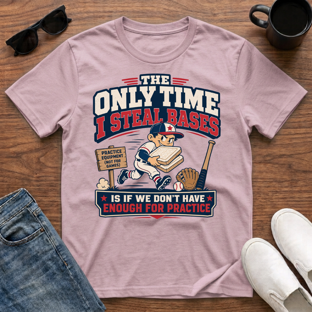 The Only Time I Steal Bases is if we Don't have enough for Practice T-Shirt