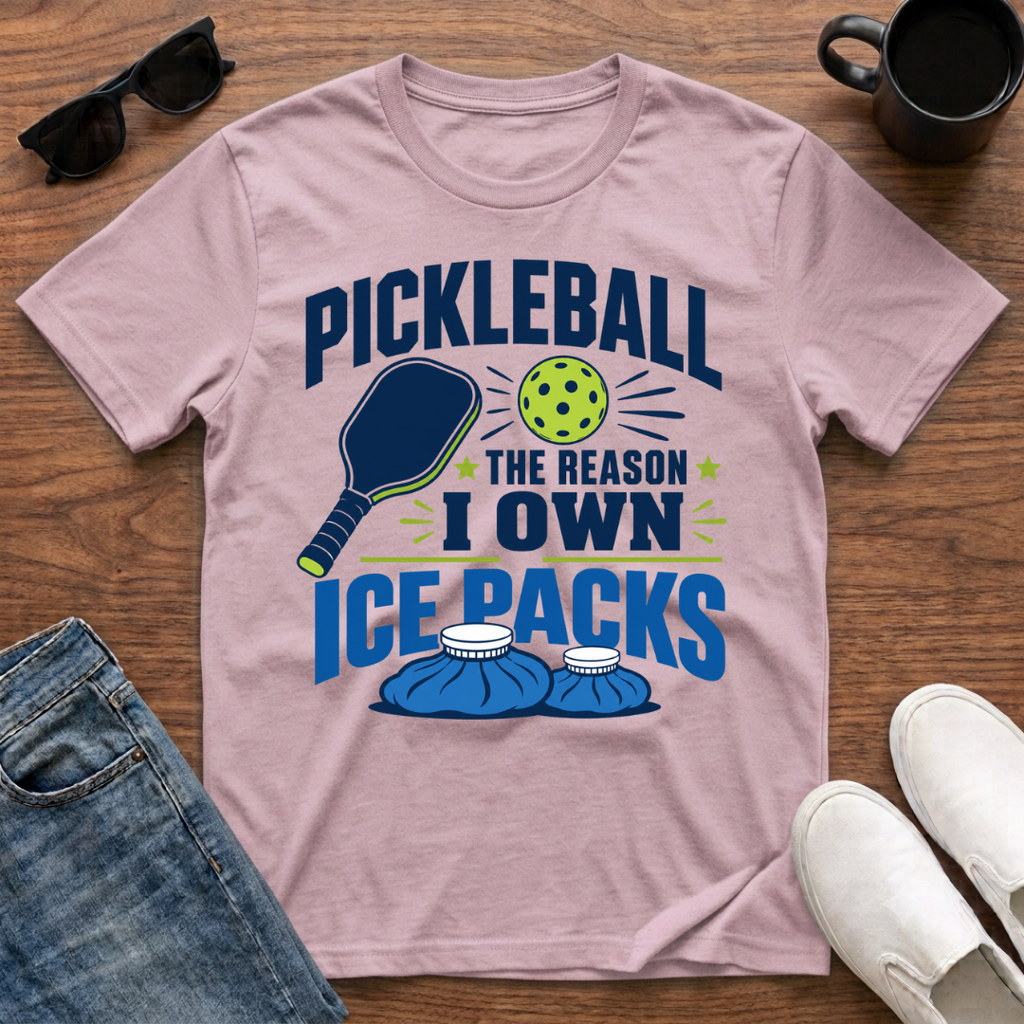 Pickleball the Reason I Own Ice Packs T-Shirt