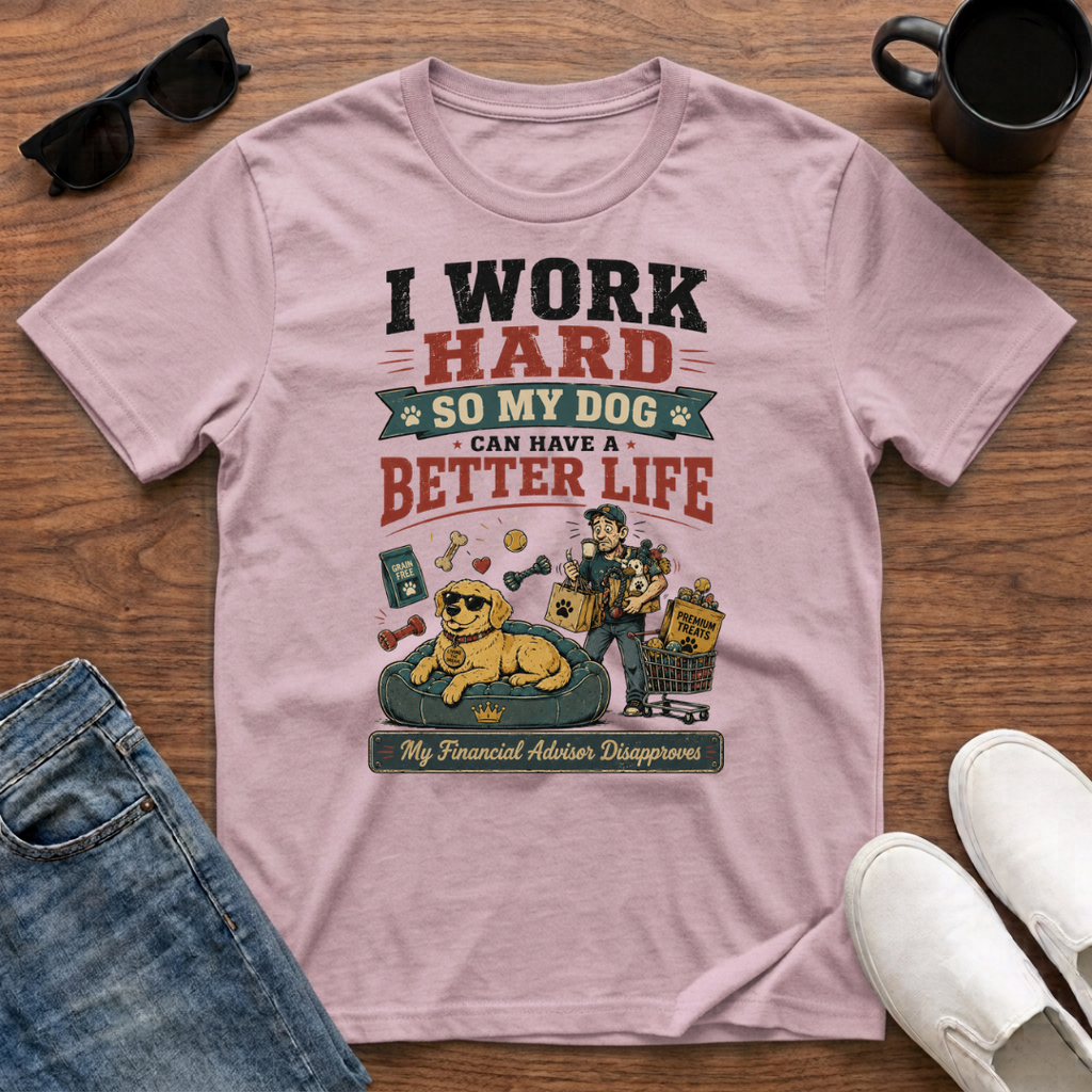 I Work Hard so my Dog can have a Better Life T-Shirt