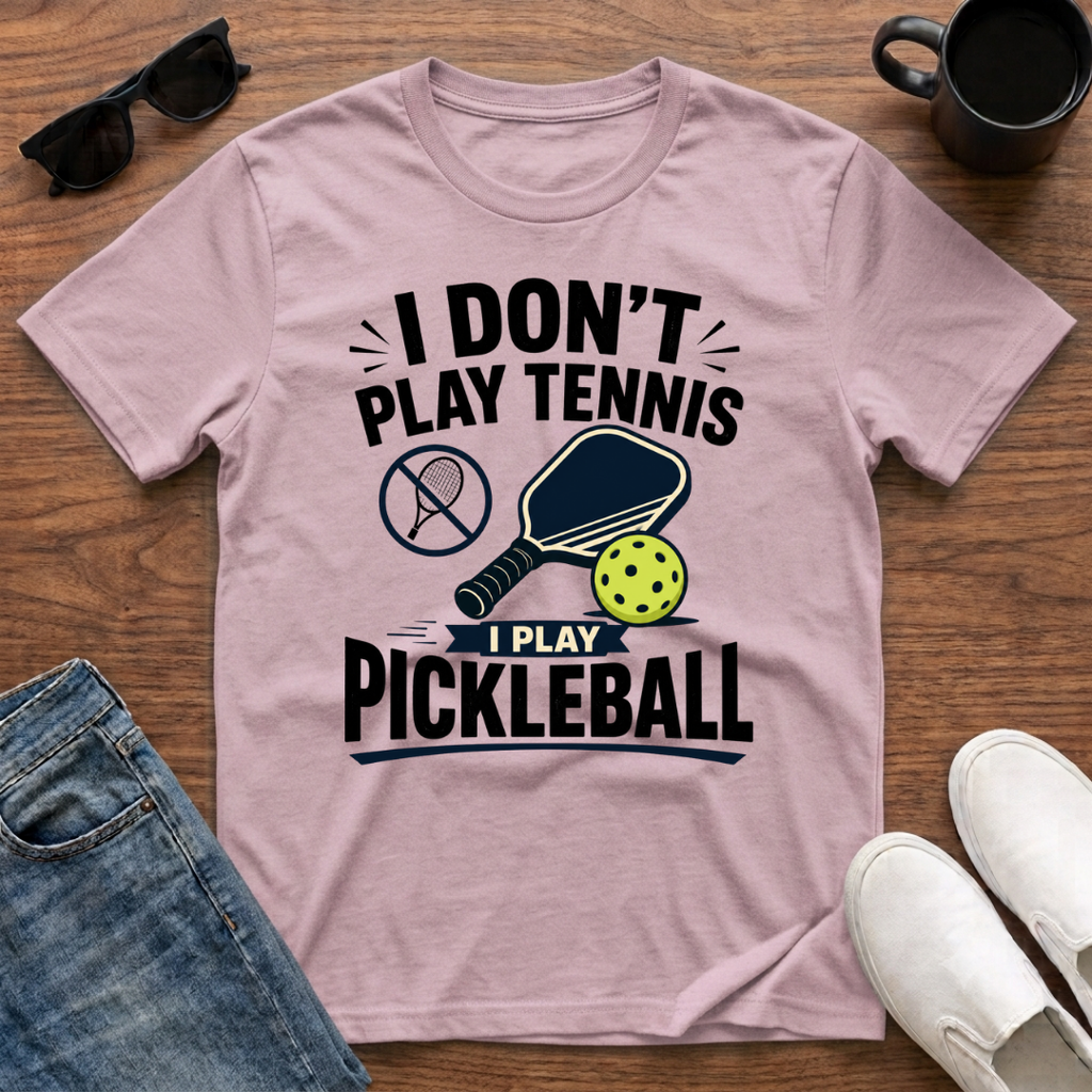 I Don't Play Tennis I Play Pickleball T-Shirt