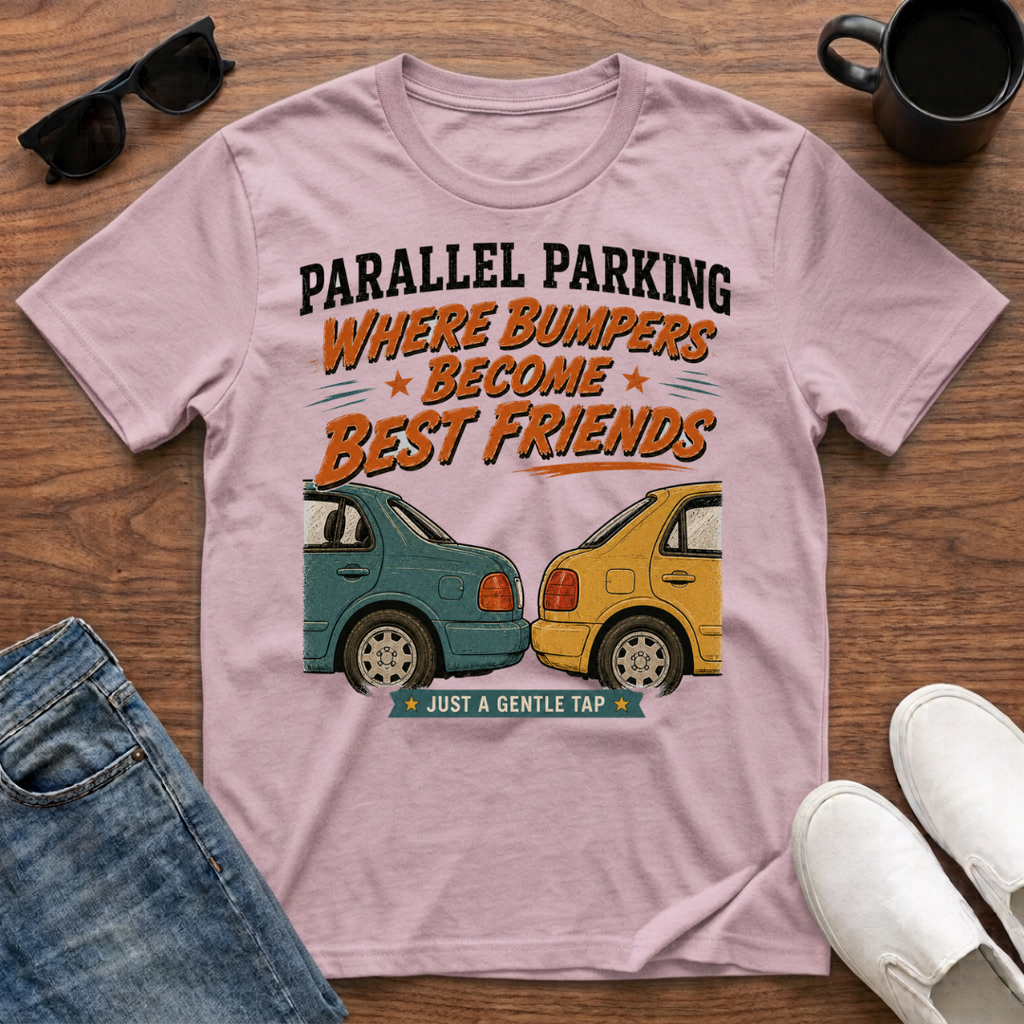 Parallel Parking Where Bumpers become Best Friends T-Shirt