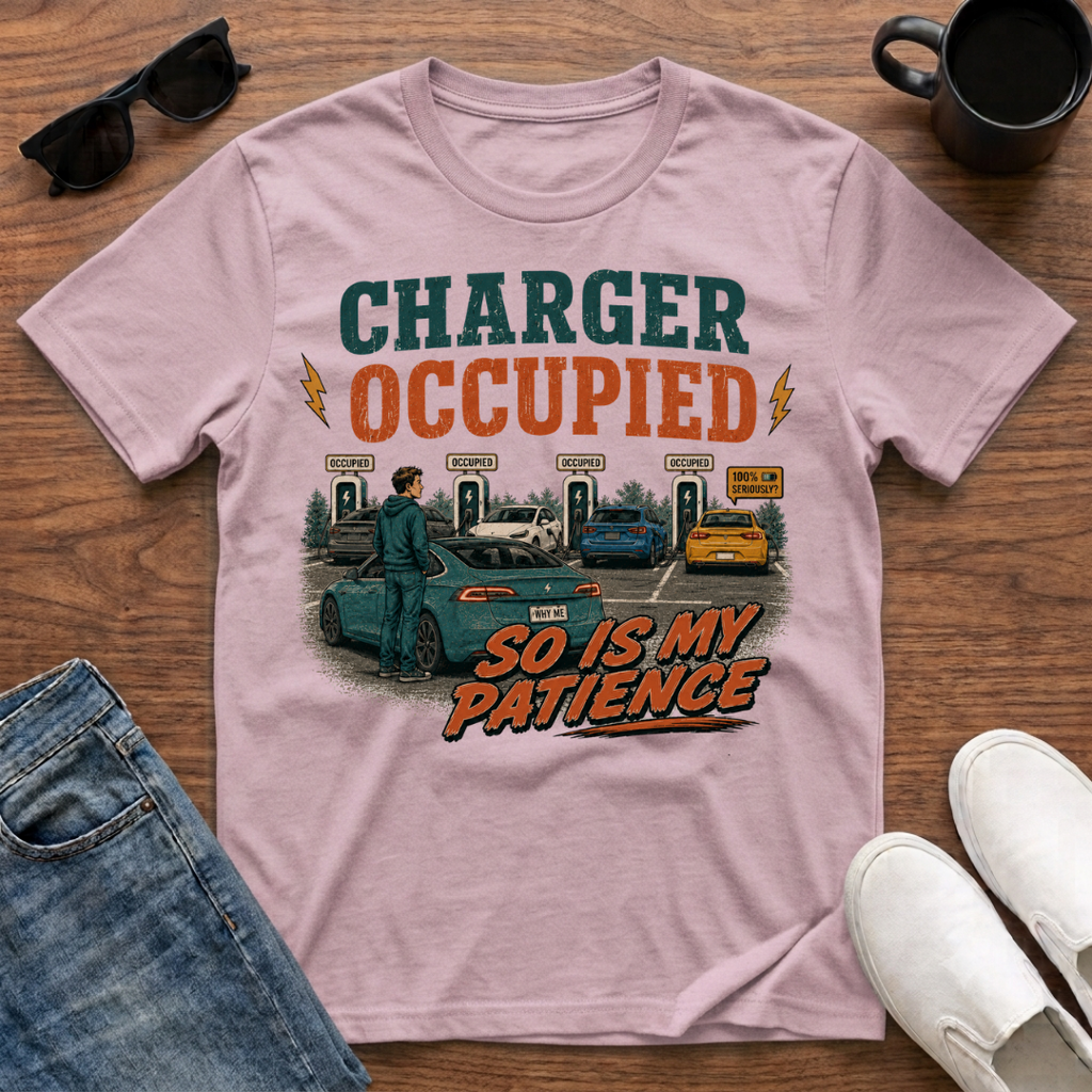Charger Occupied So is my Patience T-Shirt