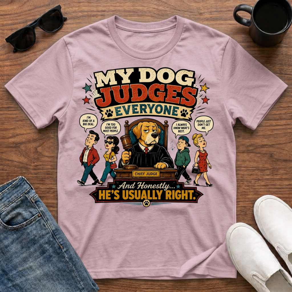 My Dog Judges Everyone T-Shirt