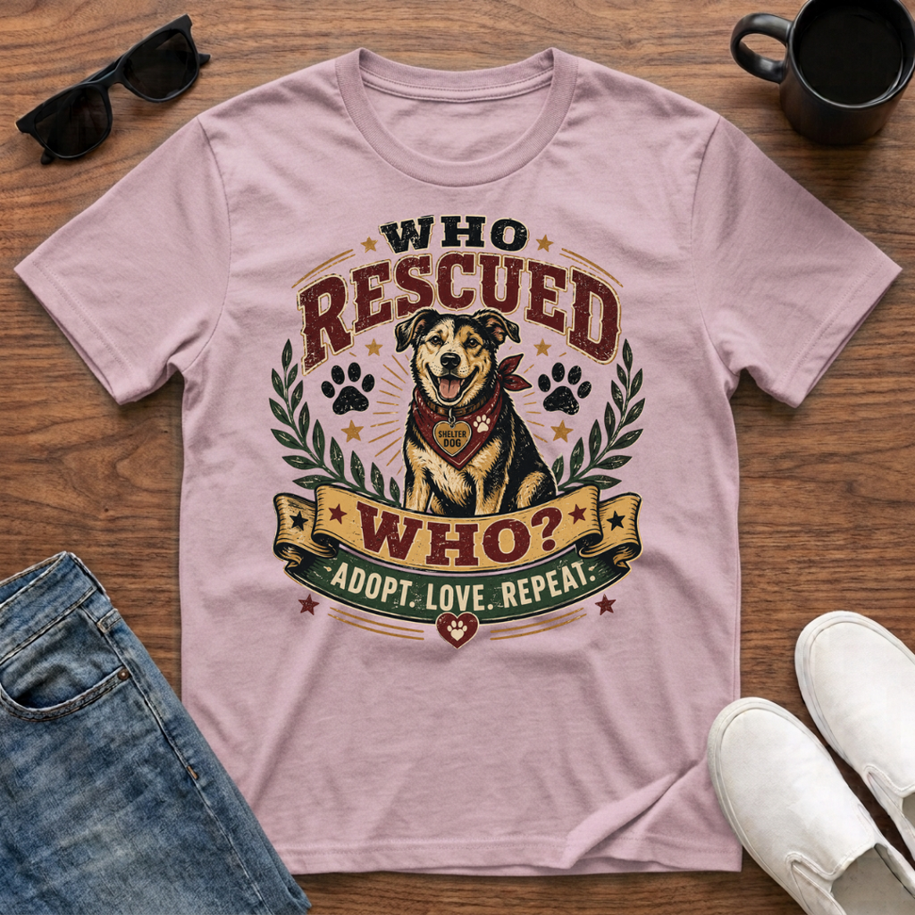 Who Adopted Who T-Shirt