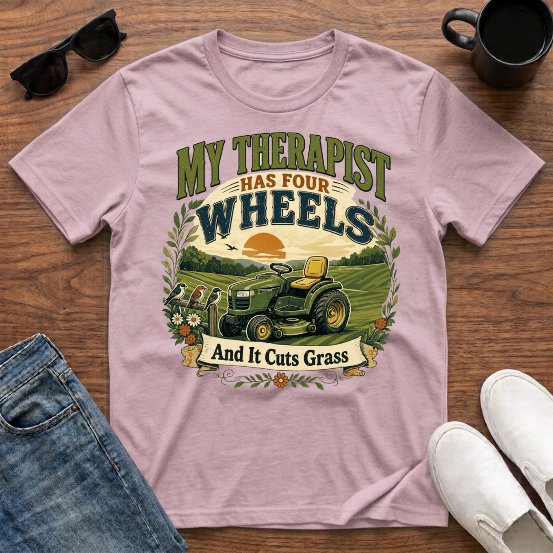 My Therapist has Four Wheels and it Cuts Grass T-Shirt