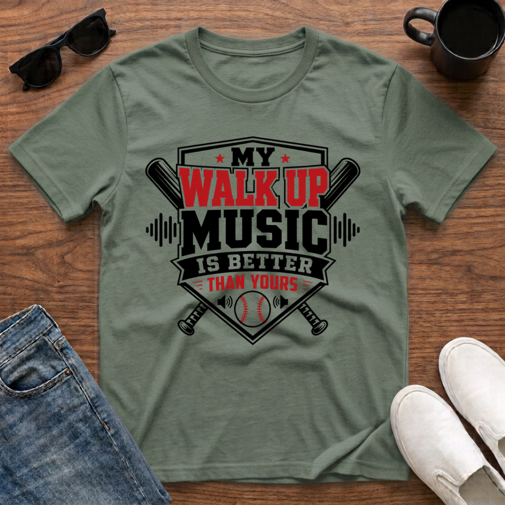My Walk Up Music is Better than Yours T-Shirt