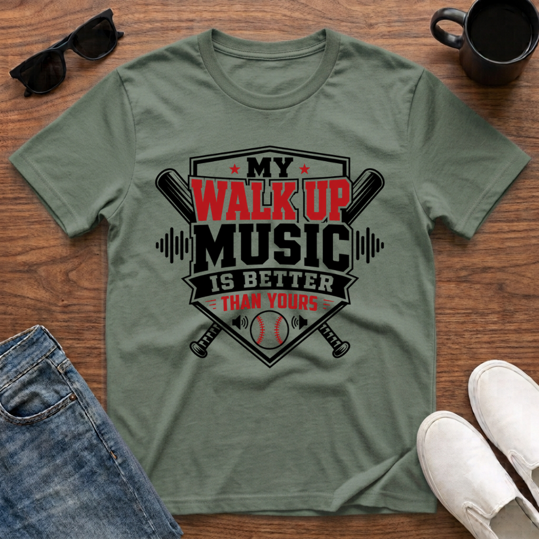 My Walk Up Music is Better than Yours T-Shirt