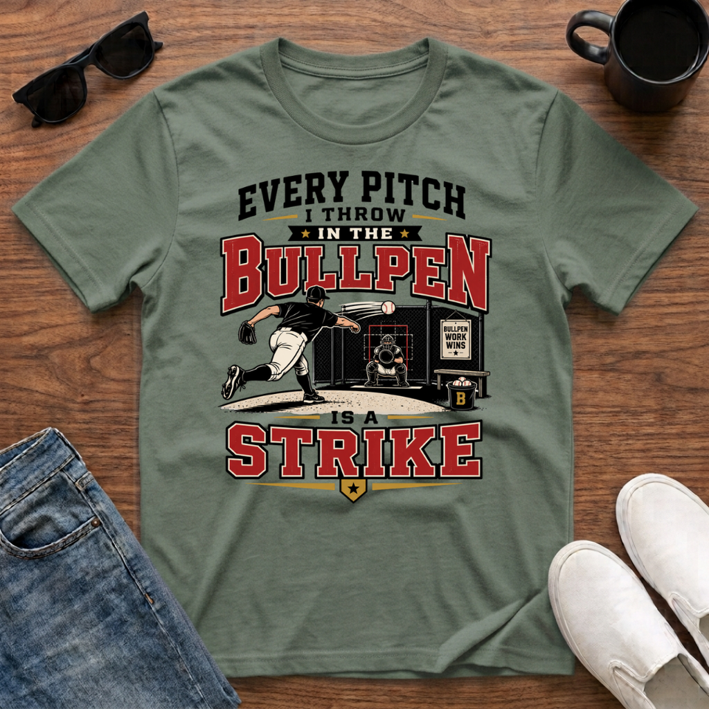 Every Pitch I Throw in the Bullpen is a Strike T-Shirt