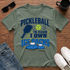 Pickleball the Reason I Own Ice Packs T-Shirt