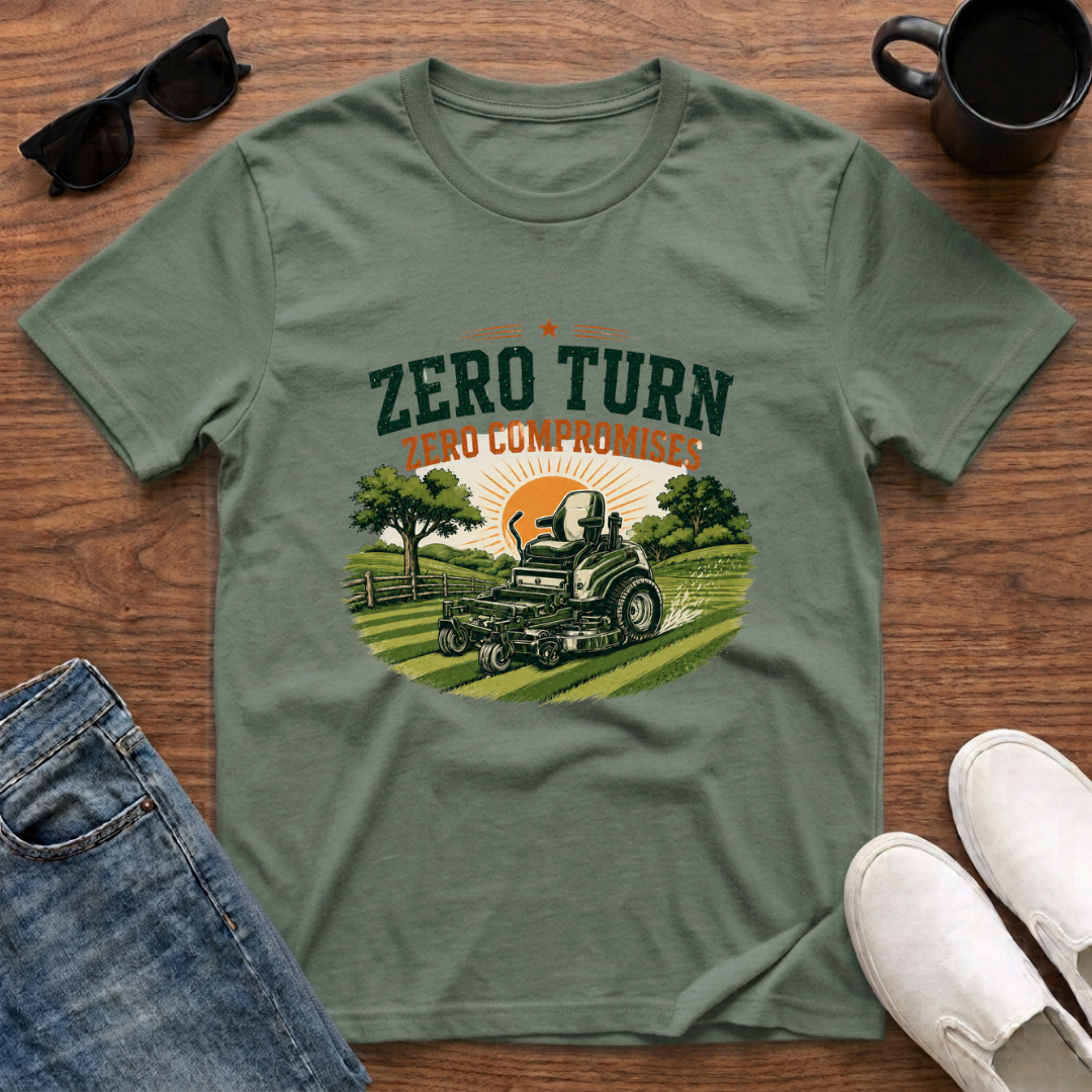 Zero Turn Zero Compromises T-Shirt