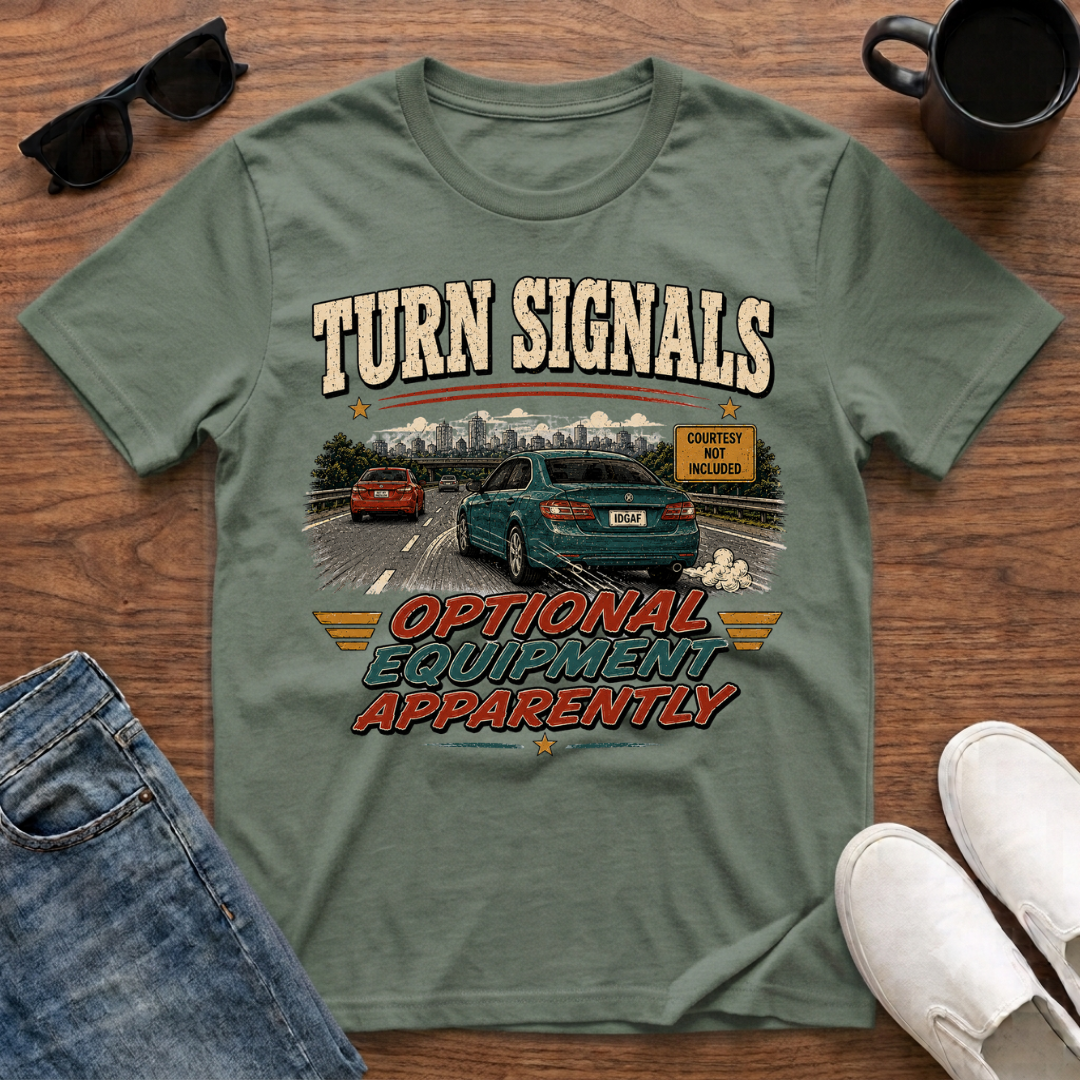 Turn Signals Optional T-Shirt