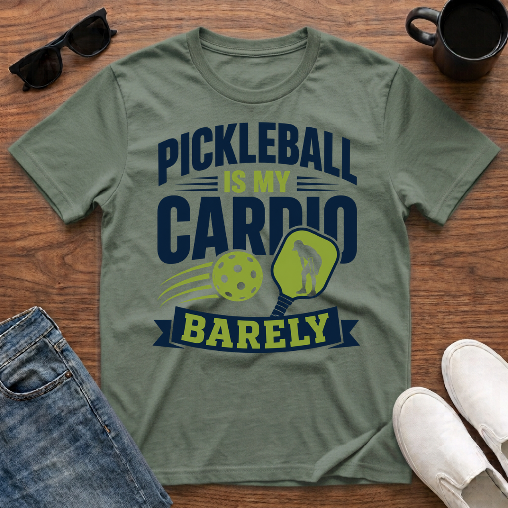 Pickleball is my Cardio Barely T-Shirt