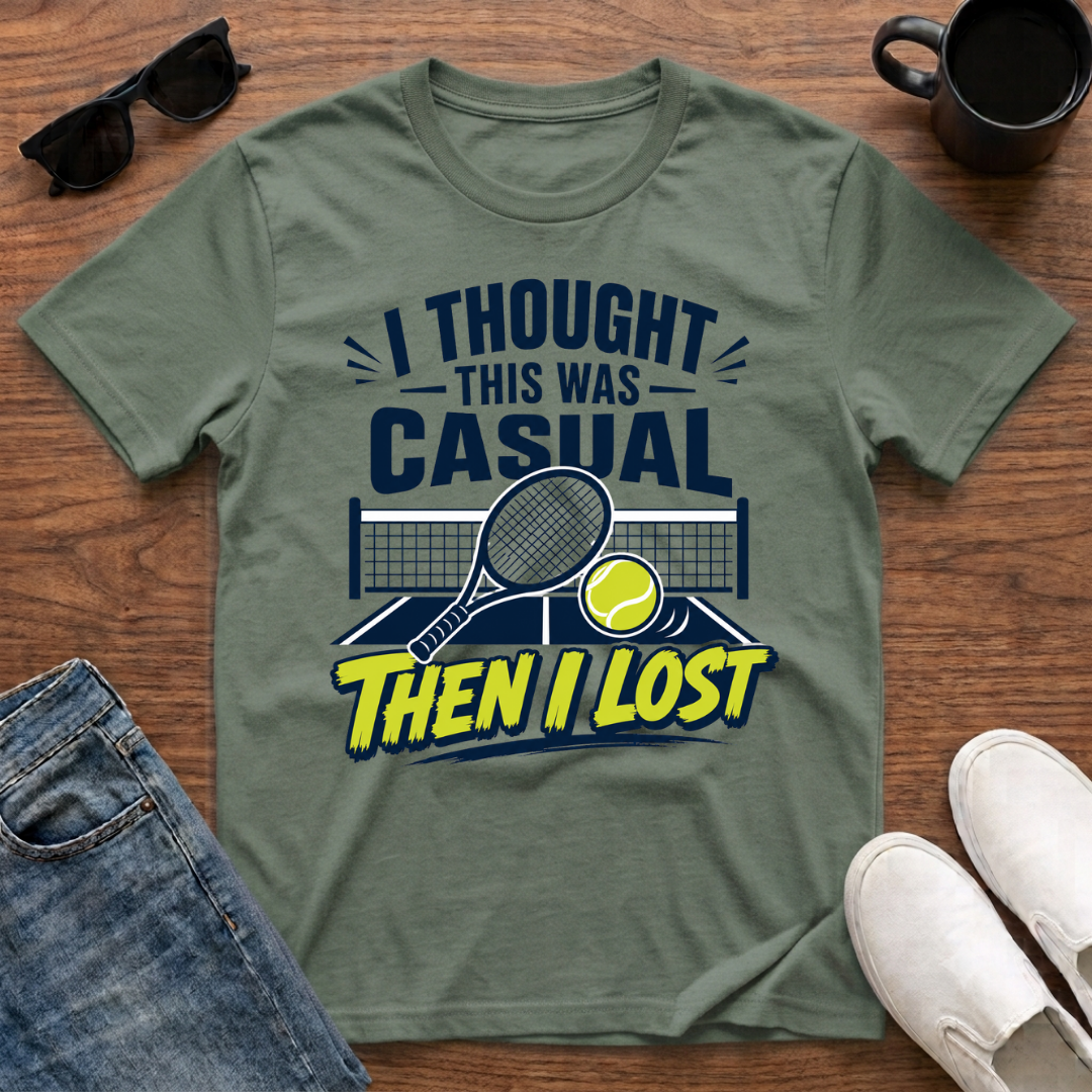 I Thought this was Casual then I Lost (Tennis) T-Shirt