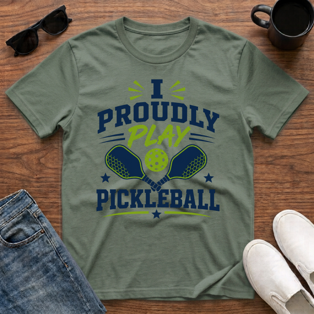 I Proudly Play Pickleball T-Shirt