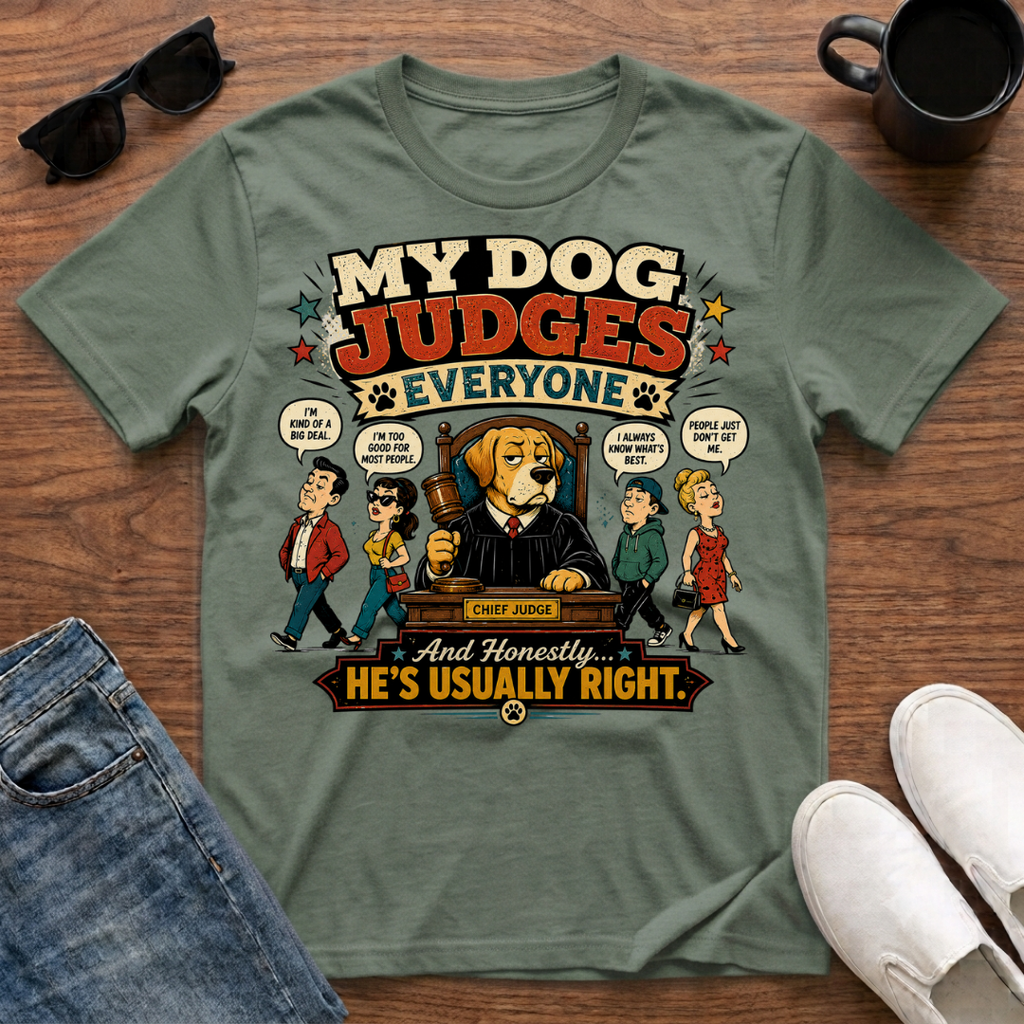 My Dog Judges Everyone T-Shirt