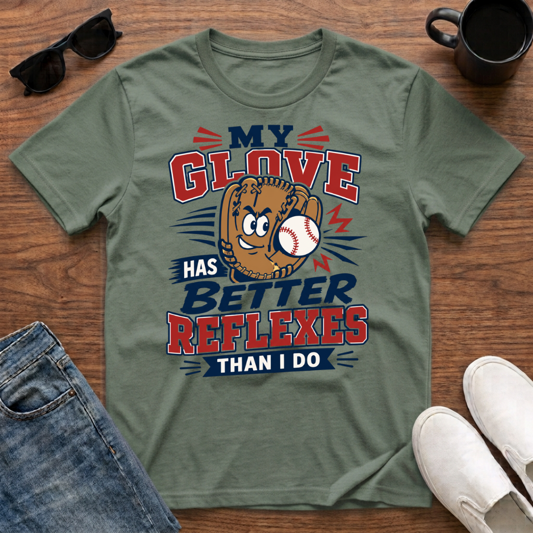 My Glove has Better Reflexes than I Do T-Shirt