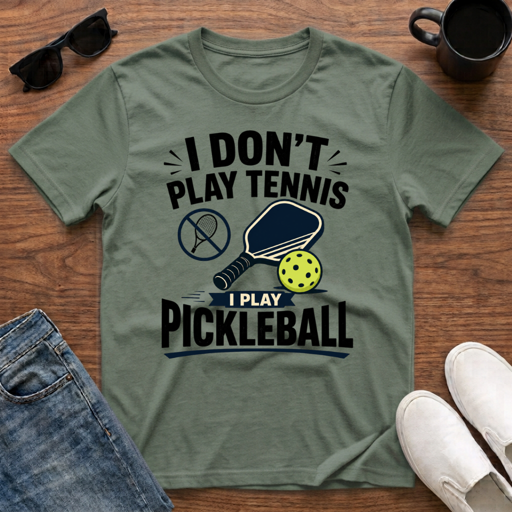 I Don't Play Tennis I Play Pickleball T-Shirt