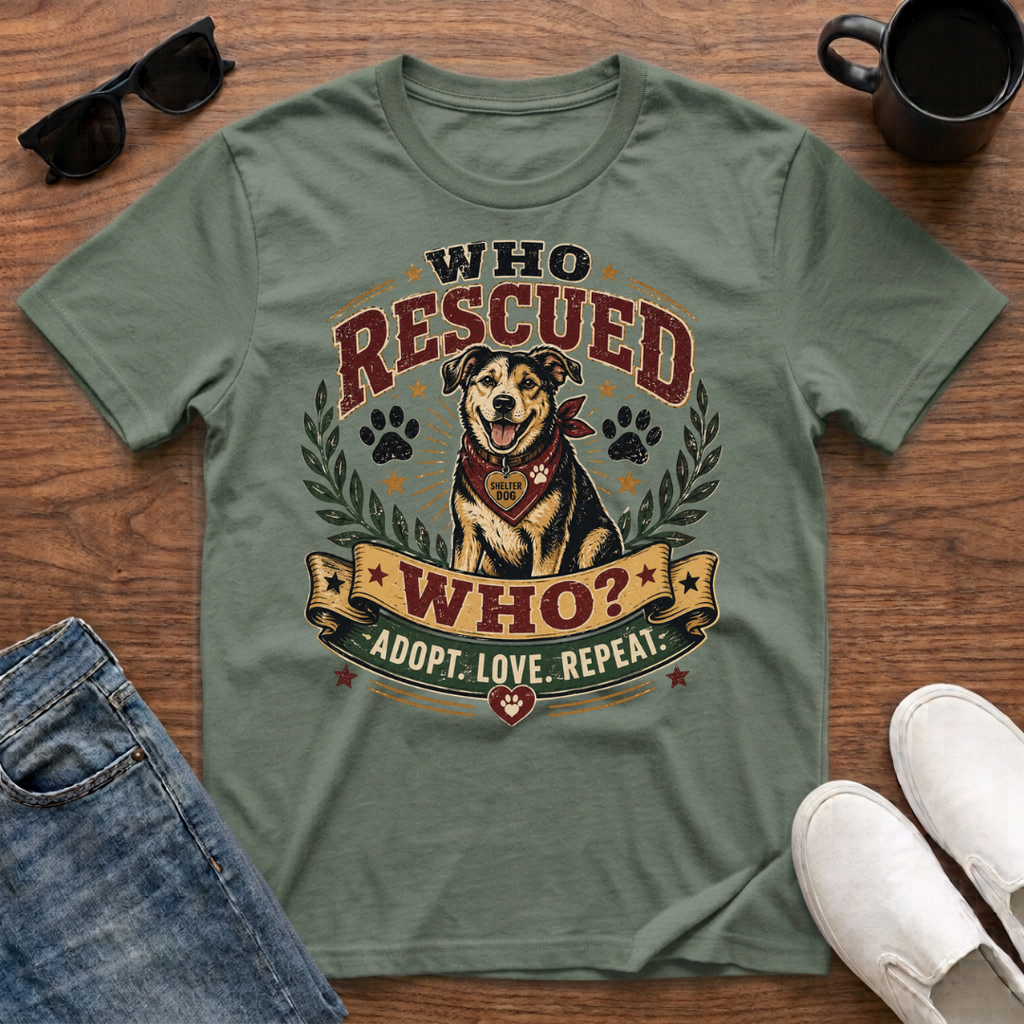 Who Adopted Who T-Shirt