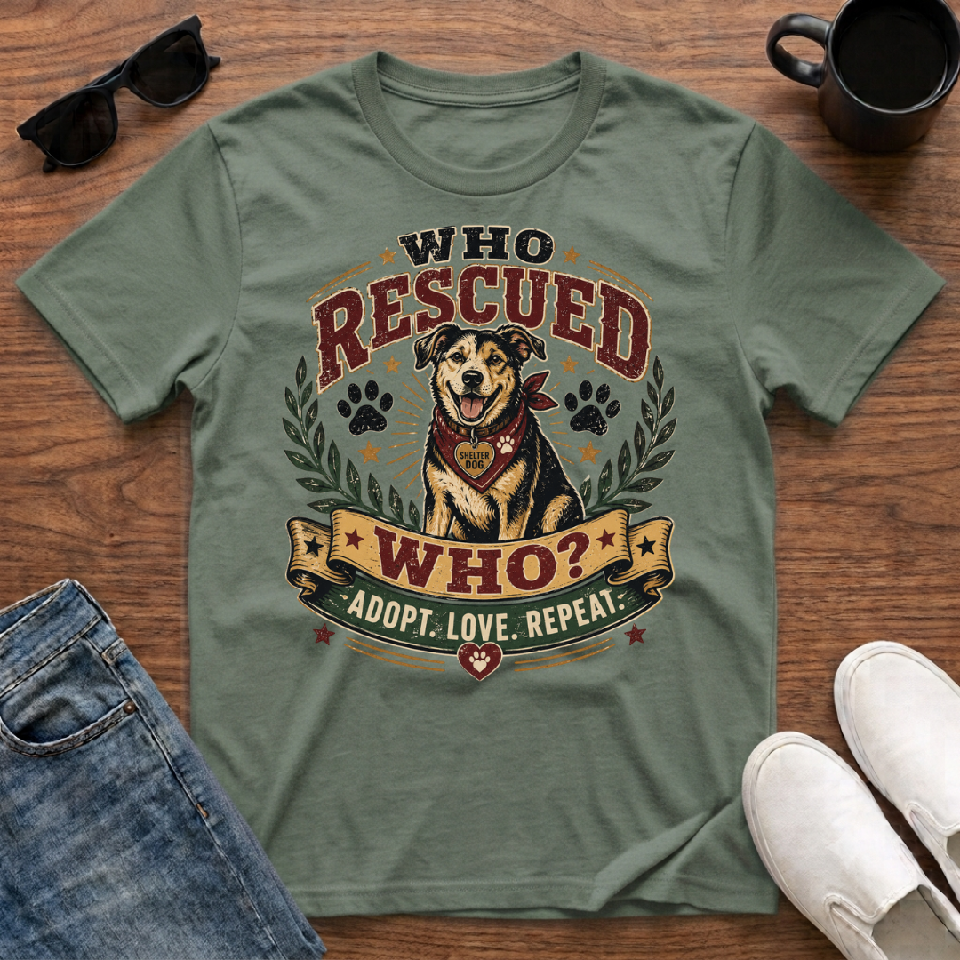 Who Adopted Who T-Shirt