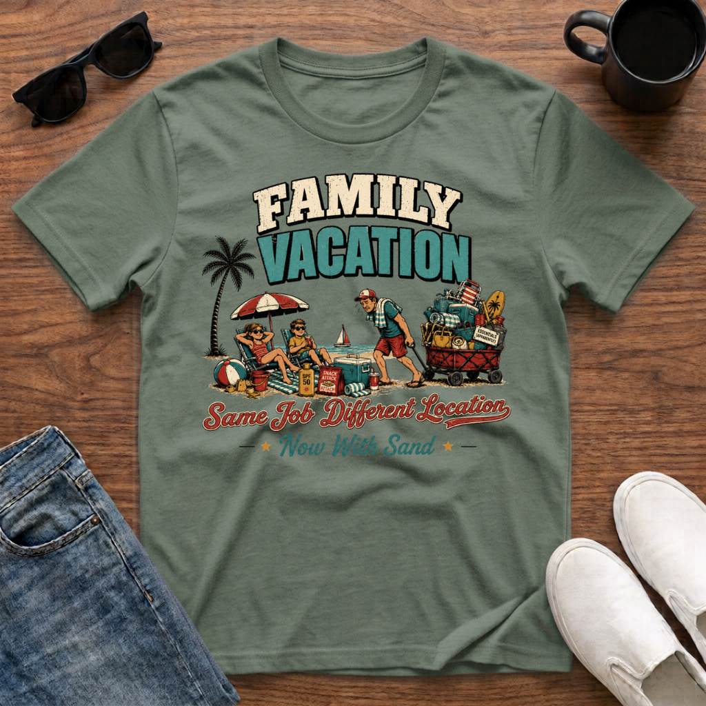 Family Vacation Same Job Different Location T-Shirt