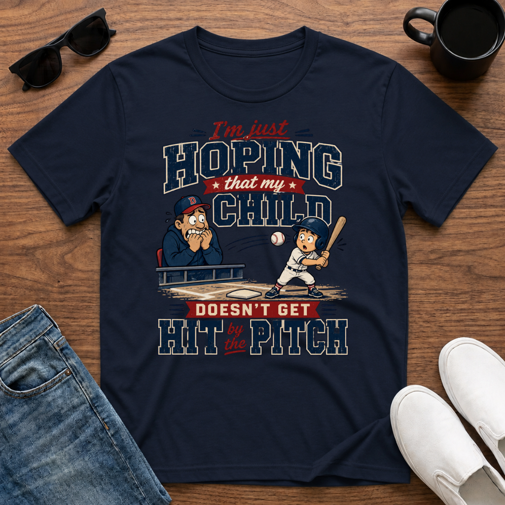 I'm just Hoping that my Child doesn't get Hit by the Pitch T-Shirt