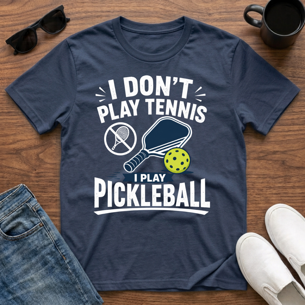I Don't Play Tennis I Play Pickleball T-Shirt