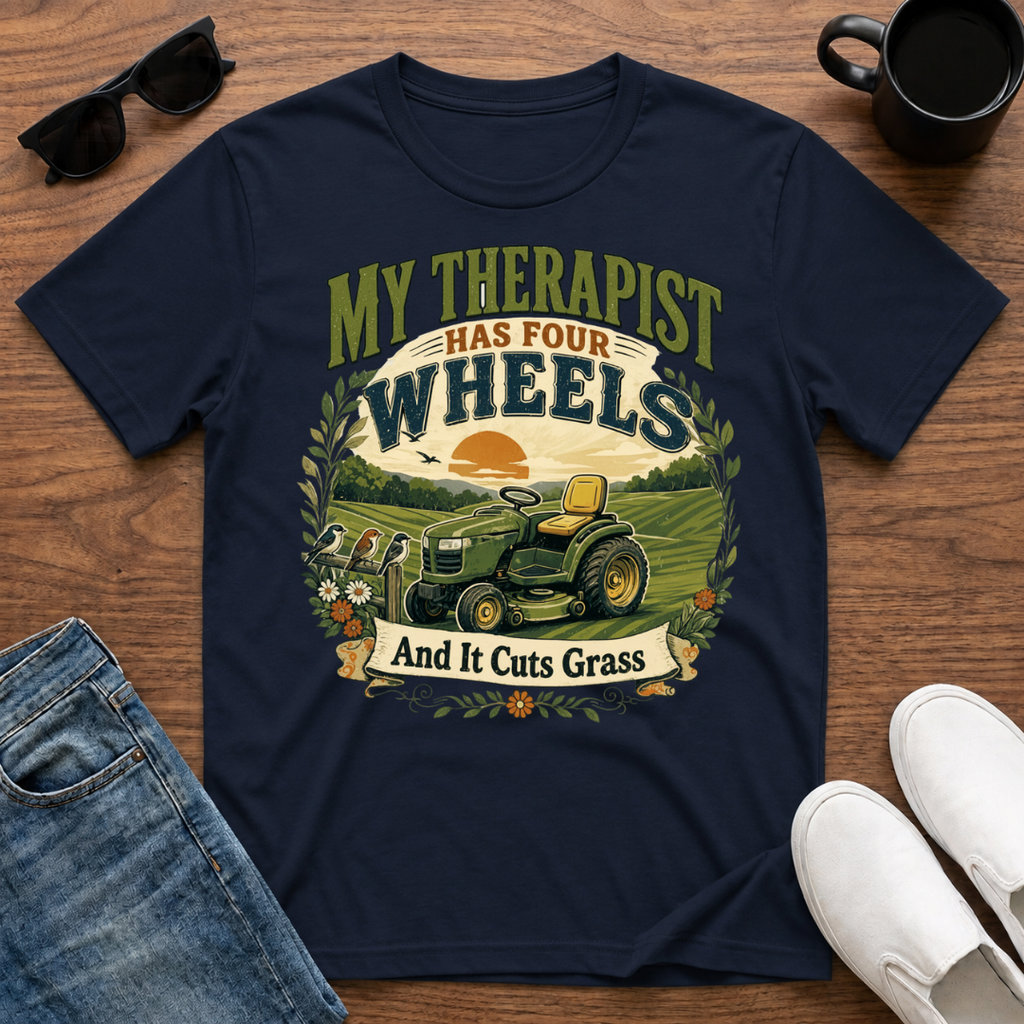 My Therapist has Four Wheels and it Cuts Grass T-Shirt