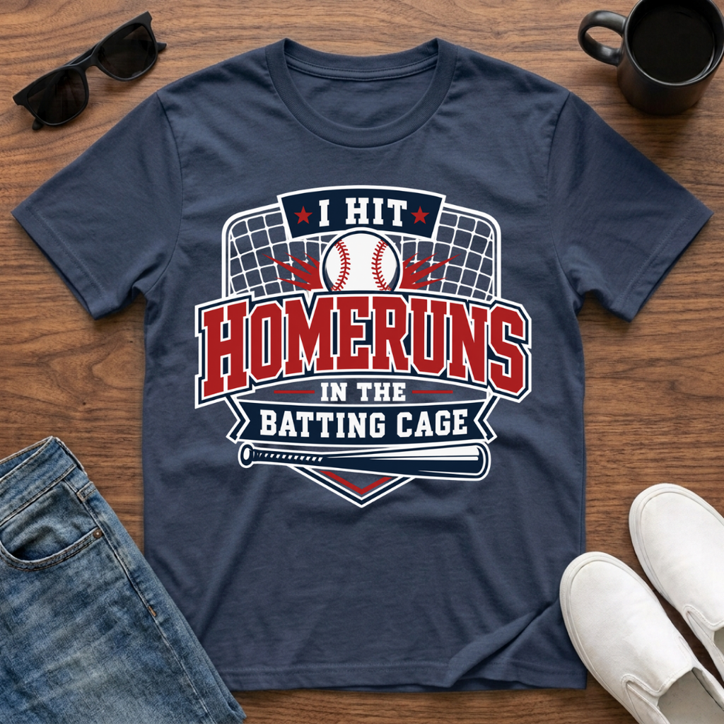 I Hit Homeruns in the Batting Cage T-Shirt