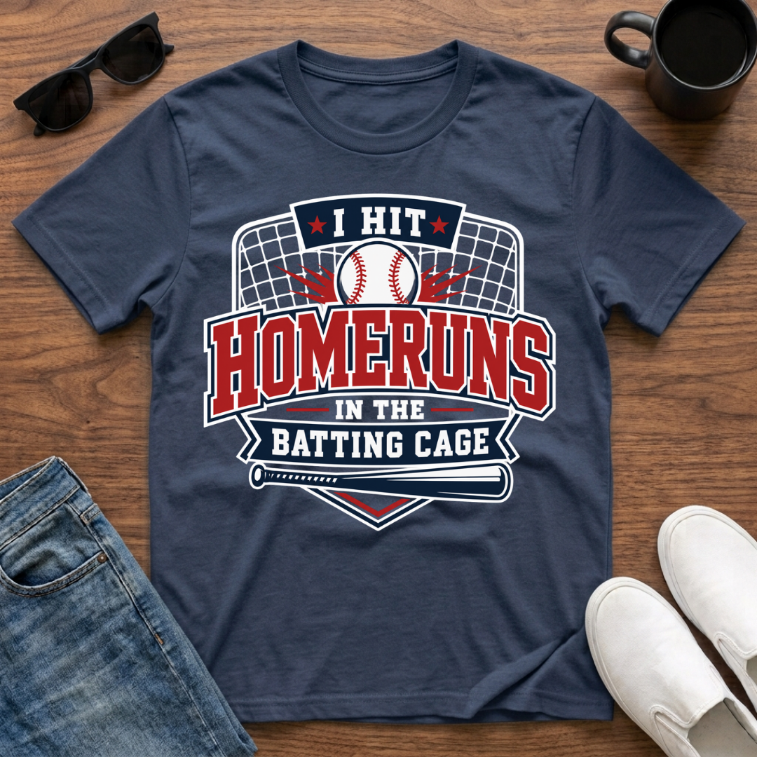 I Hit Homeruns in the Batting Cage T-Shirt