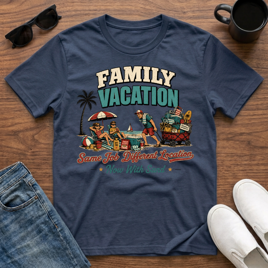 Family Vacation Same Job Different Location T-Shirt