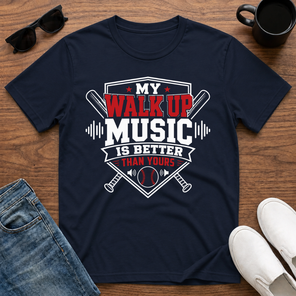 My Walk Up Music is Better than Yours T-Shirt