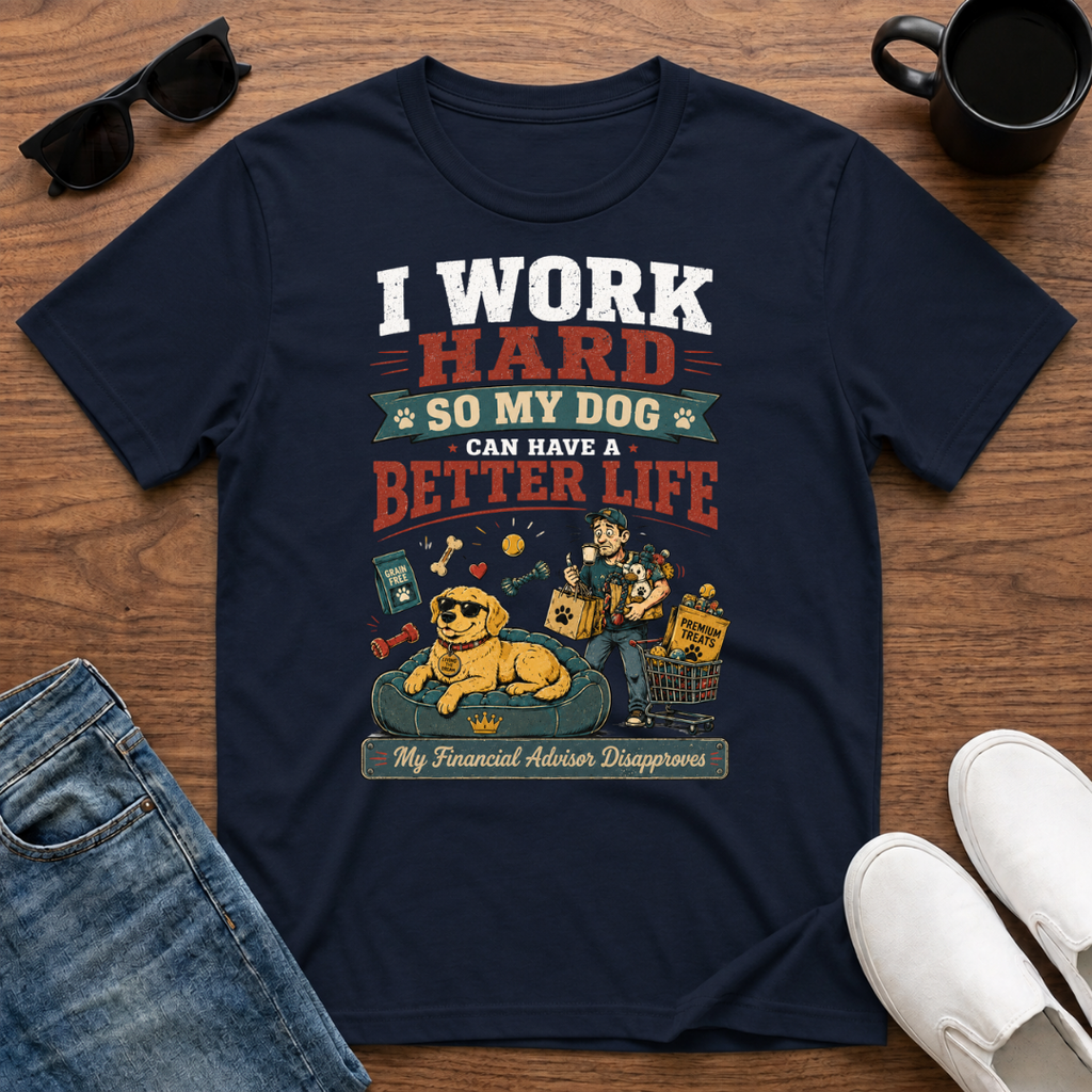 I Work Hard so my Dog can have a Better Life T-Shirt