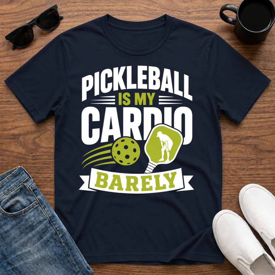 Pickleball is my Cardio Barely T-Shirt