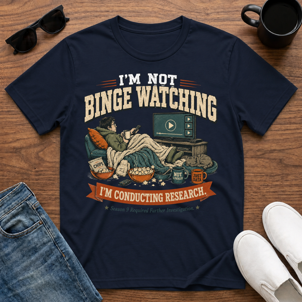 I'm Not Binge Watching I'm Conducting Research T-Shirt