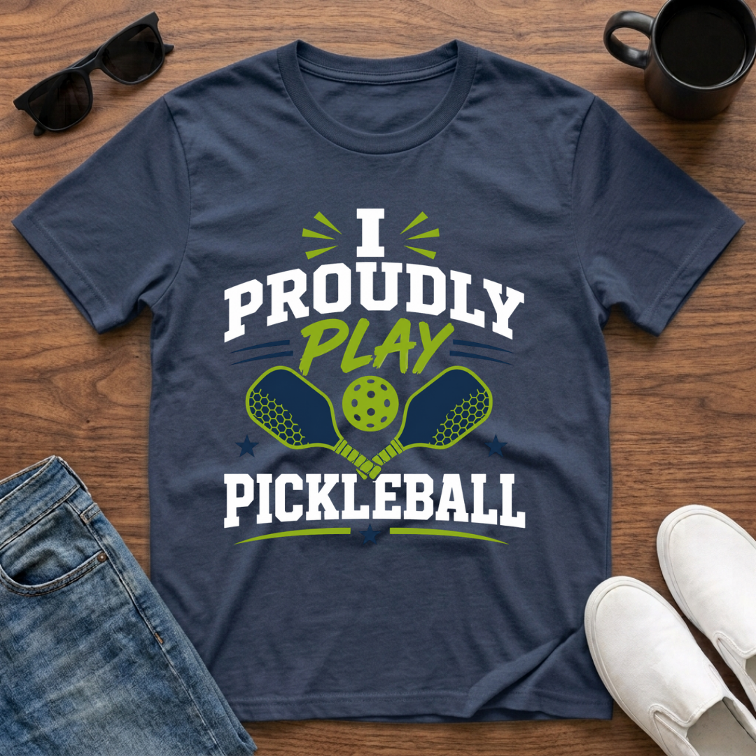I Proudly Play Pickleball T-Shirt