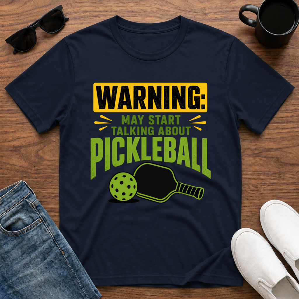 Warning May Start Talking about Pickleball T-Shirt