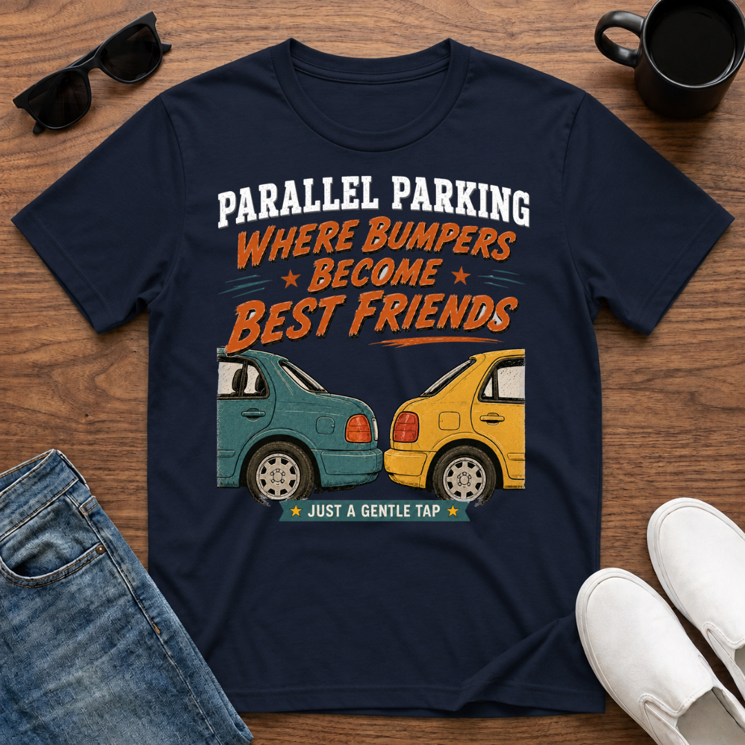 Parallel Parking Where Bumpers become Best Friends T-Shirt
